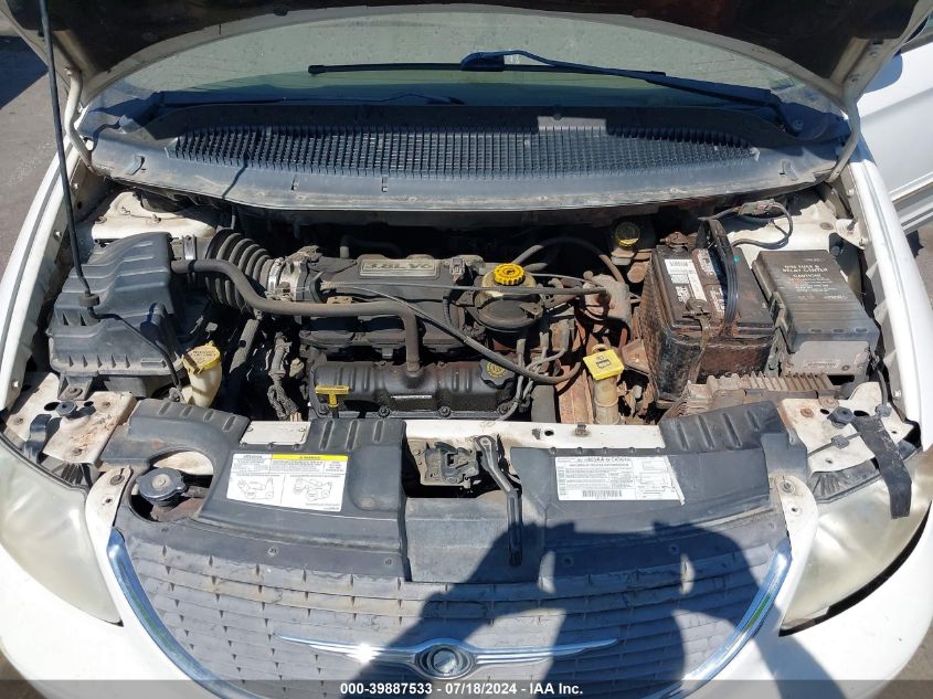 2002 Chrysler Town & Country Lxi VIN: 2C4GP54L52R683317 Lot: 39887533