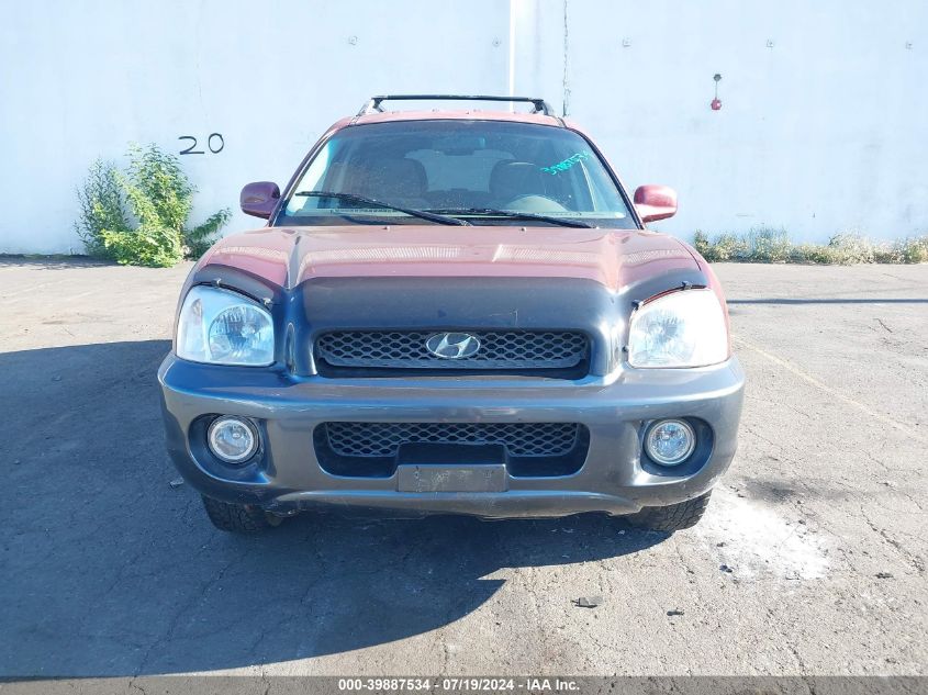 2002 Hyundai Santa Fe Gls/Lx VIN: KM8SC73D22U333332 Lot: 39887534