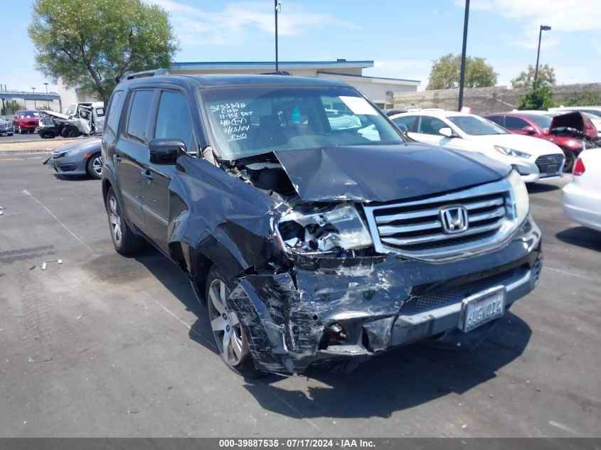 2012 Honda Pilot Touring VIN: 5FNYF3H96CB007580 Lot: 39887535
