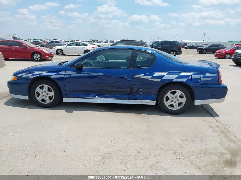 2003 Chevrolet Monte Carlo Ss VIN: 2G1WX12KX39259303 Lot: 39887551