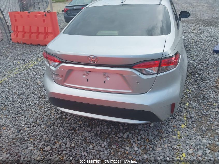 2021 Toyota Corolla L VIN: JTDDPMAEXMJ127725 Lot: 39887574