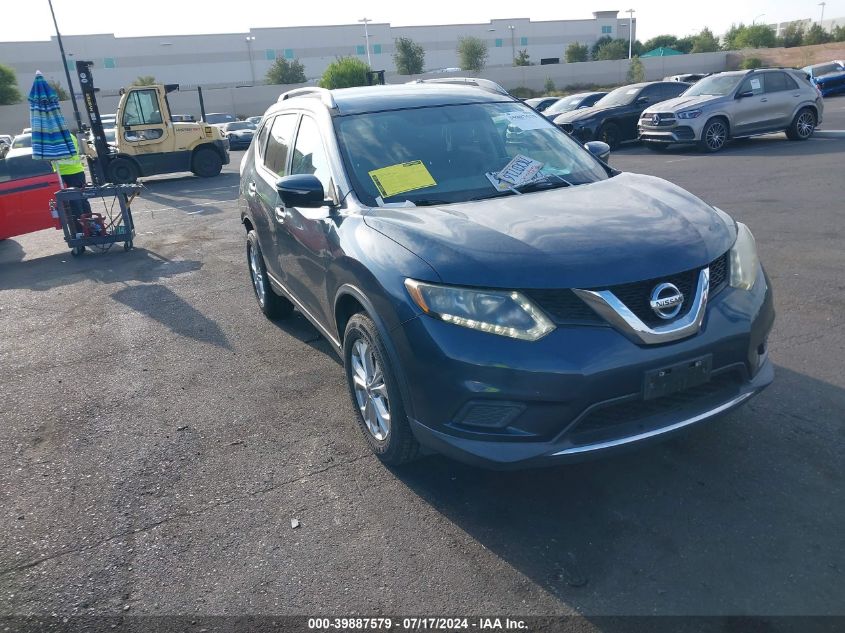 2015 Nissan Rogue S/Sl/Sv VIN: 5N1AT2ML0FC874413 Lot: 39887579