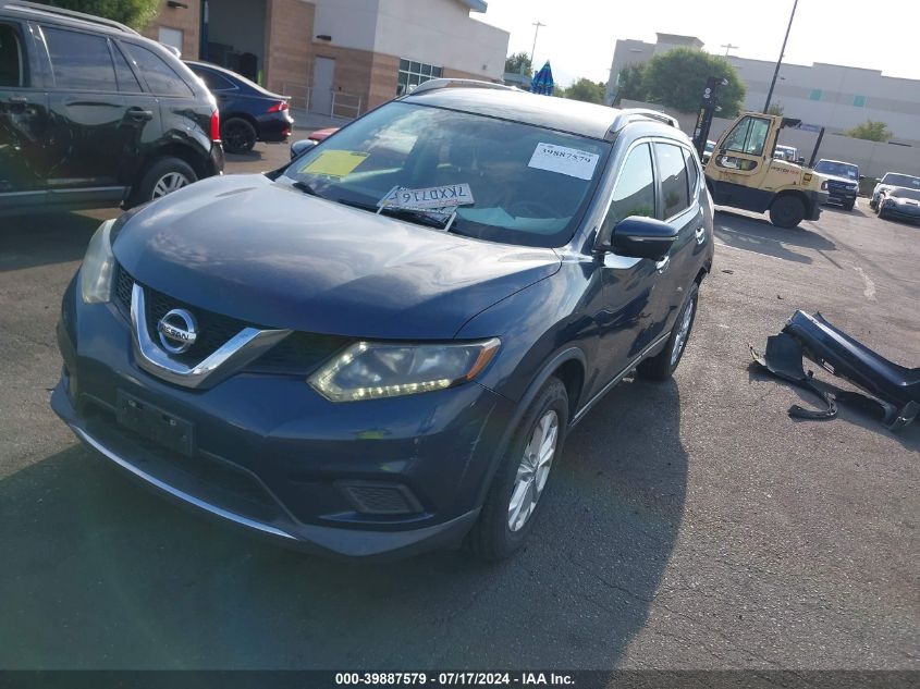 2015 Nissan Rogue S/Sl/Sv VIN: 5N1AT2ML0FC874413 Lot: 39887579