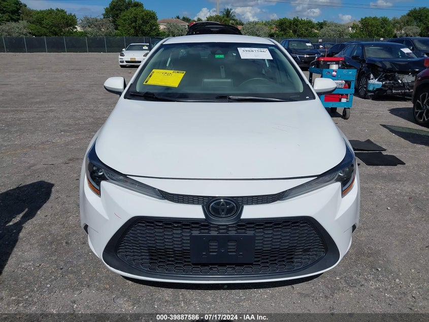 VIN 5YFEPMAE6MP204266 2021 TOYOTA COROLLA LE