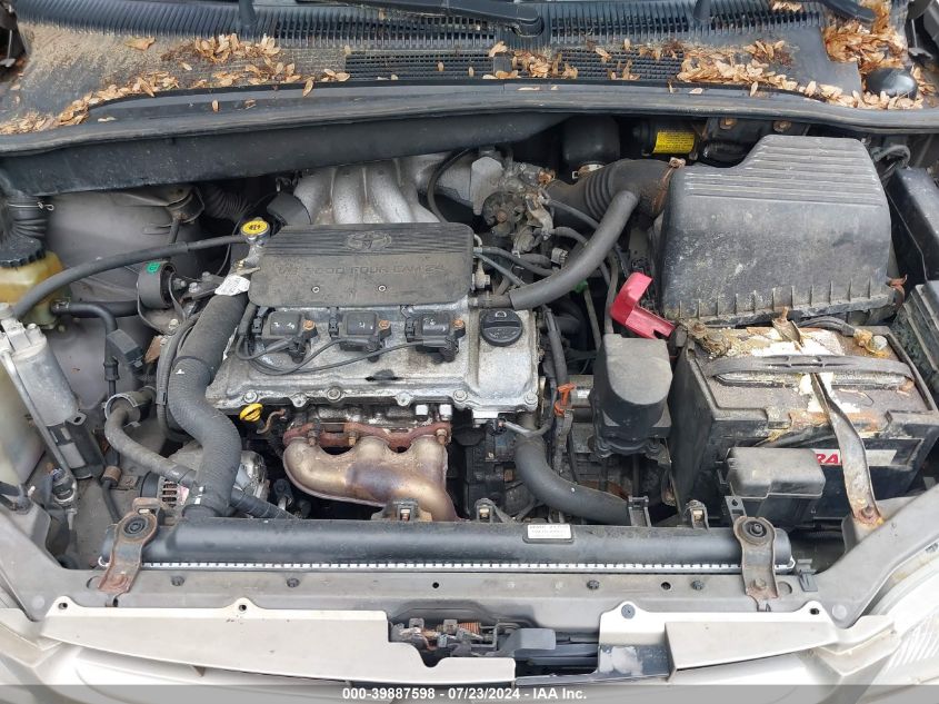 2000 Toyota Sienna Le VIN: 4T3ZF13C1YU200135 Lot: 39887598