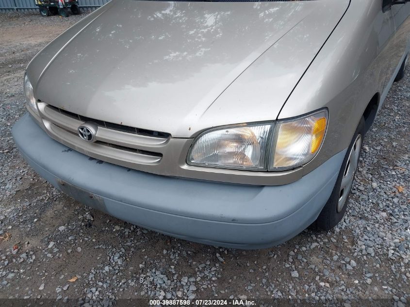 2000 Toyota Sienna Le VIN: 4T3ZF13C1YU200135 Lot: 39887598