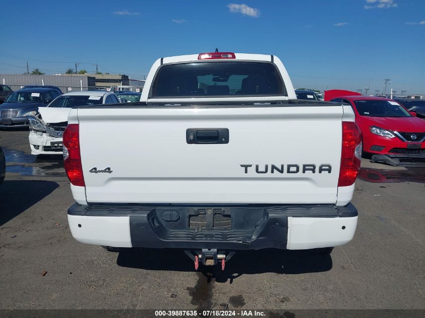 2020 Toyota Tundra Crewmax 1794/Crewmax Platinum VIN: 5TFAY5F15LX895622 Lot: 39887635