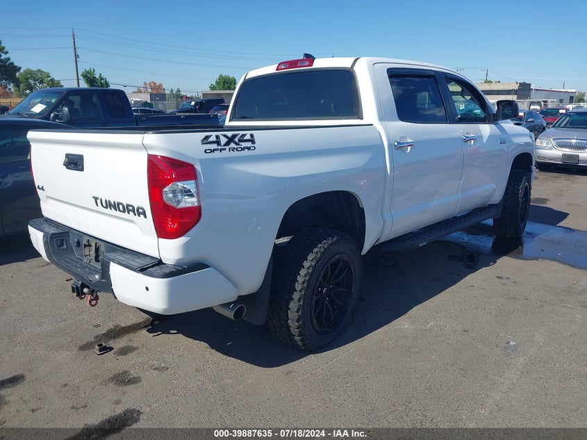 2020 TOYOTA TUNDRA PLATINUM - 5TFAY5F15LX895622