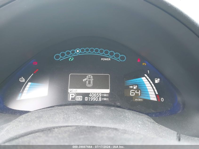 1N4AZ0CP7FC321923 | 2015 NISSAN LEAF