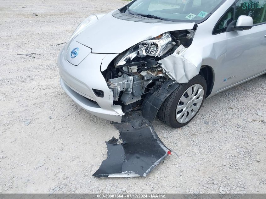 2015 Nissan Leaf S/Sv/Sl VIN: 1N4AZ0CP7FC321923 Lot: 39887664