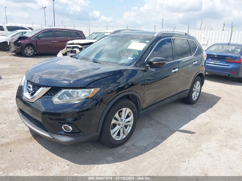 2014 Nissan Rogue S/Sl/Sv VIN: 5N1AT2MT2EC771024 Lot: 39887679