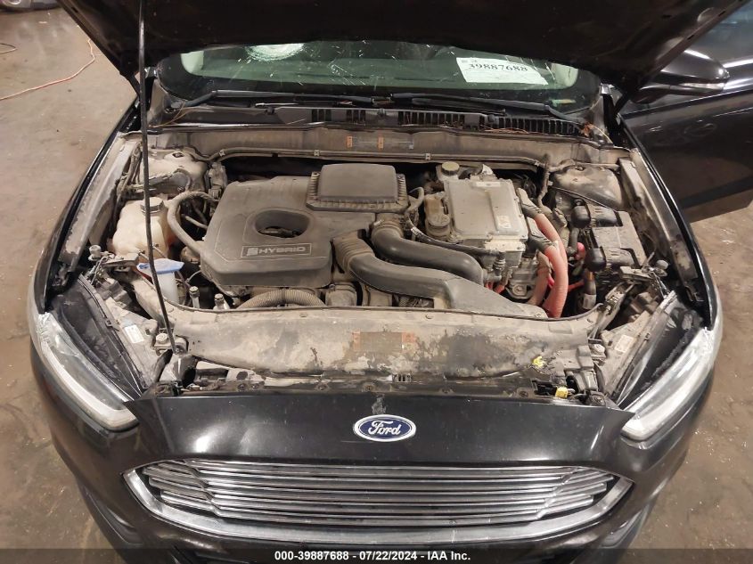 2013 Ford Fusion Hybrid Se VIN: 3FA6P0LU9DR302998 Lot: 39887688