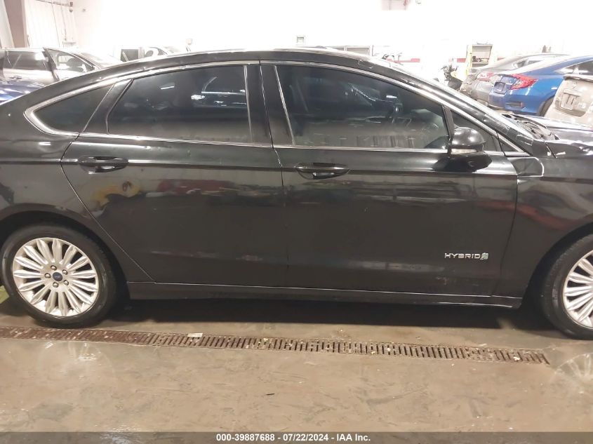 2013 Ford Fusion Hybrid Se VIN: 3FA6P0LU9DR302998 Lot: 39887688