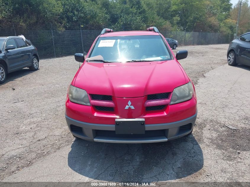 2003 Mitsubishi Outlander Ls VIN: JA4LX31G73U102134 Lot: 39887689