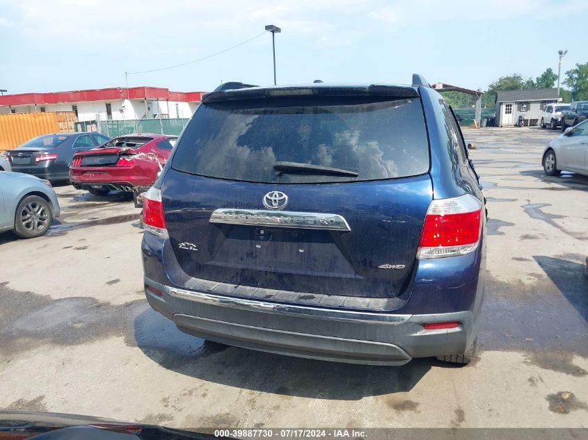 2013 Toyota Highlander Se V6 VIN: 5TDBK3EH6DS271215 Lot: 39887730