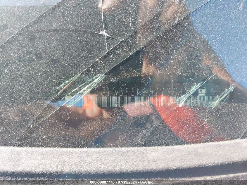 2010 Chevrolet Impala Lt VIN: 2G1WB5EN5A1190981 Lot: 39887776