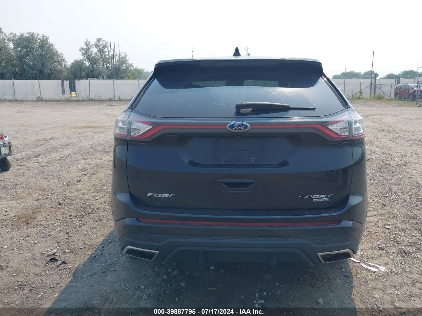 2015 Ford Edge Sport VIN: 2FMTK4AP1FBB27417 Lot: 39887795