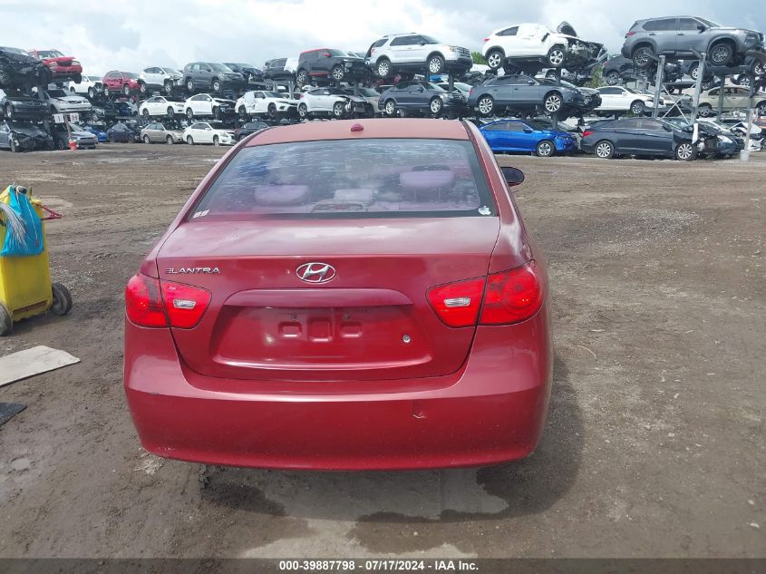 2008 Hyundai Elantra Gls/Se VIN: KMHDU46D58U494475 Lot: 39887798