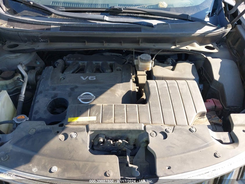 2010 Nissan Murano Sl VIN: JN8AZ1MU9AW020246 Lot: 39887800