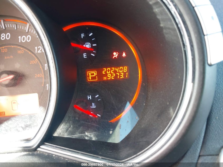 2010 Nissan Murano Sl VIN: JN8AZ1MU9AW020246 Lot: 39887800