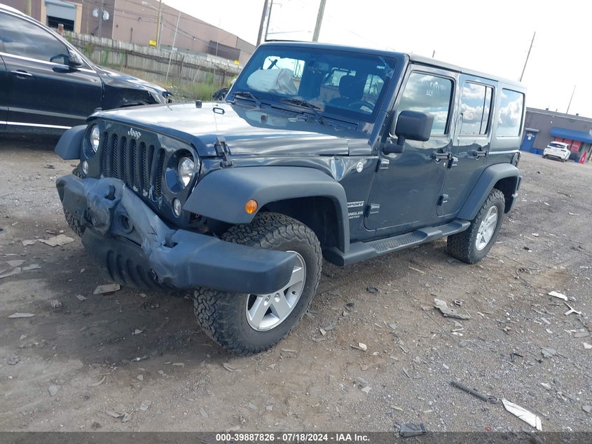 VIN 1C4BJWDG4HL694900 2017 JEEP WRANGLER UNLIMITED SPORT 4X4
