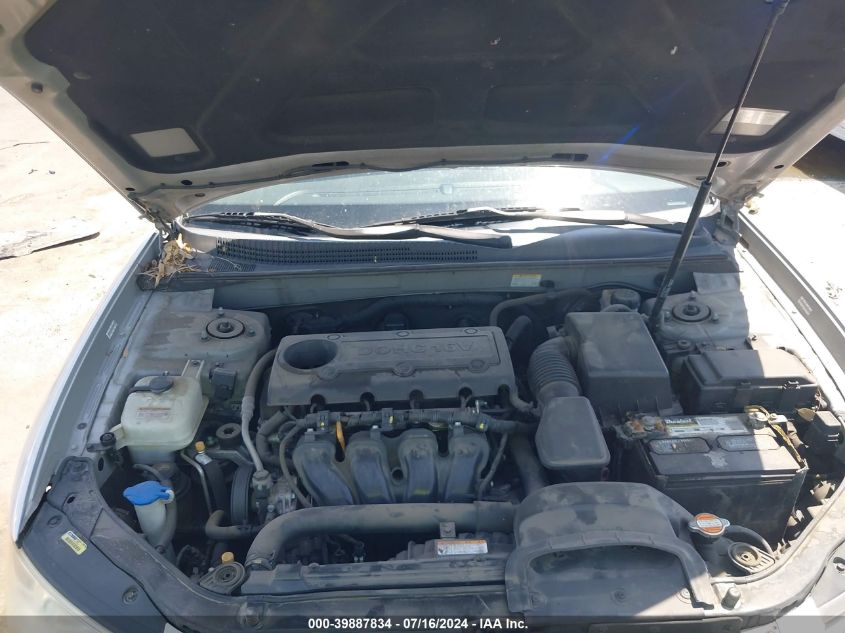 2009 Hyundai Sonata Gls VIN: 5NPET46CX9H526108 Lot: 39887834