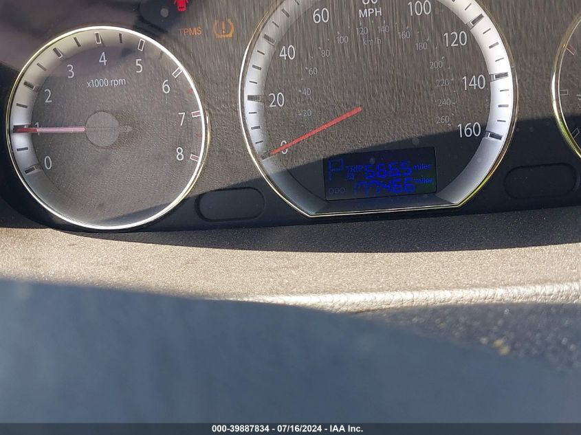 2009 Hyundai Sonata Gls VIN: 5NPET46CX9H526108 Lot: 39887834