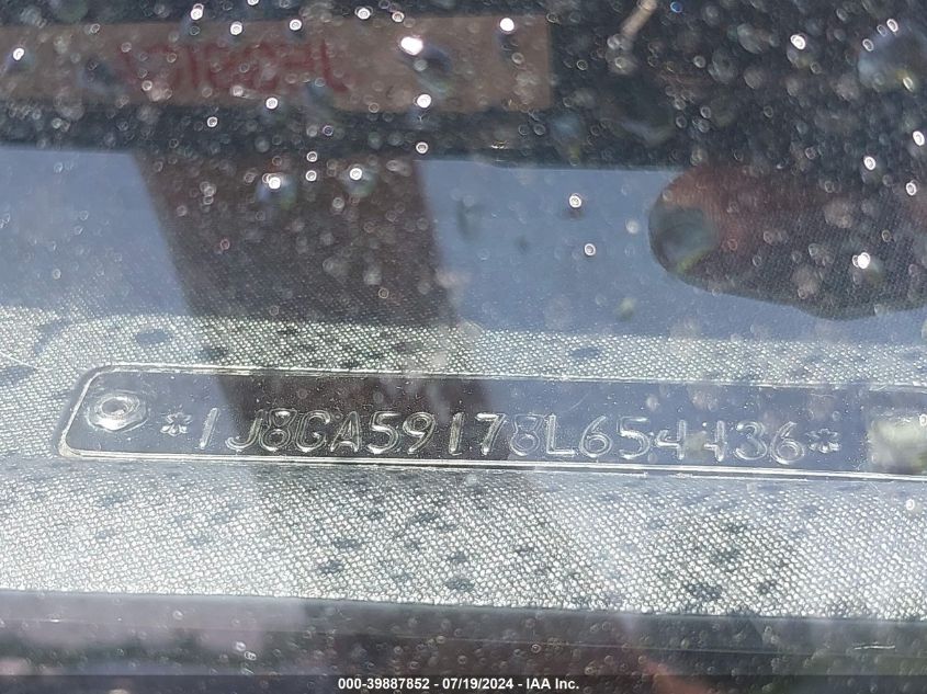 2008 Jeep Wrangler Unlimited Sahara VIN: 1J8GA59178L654436 Lot: 39887852