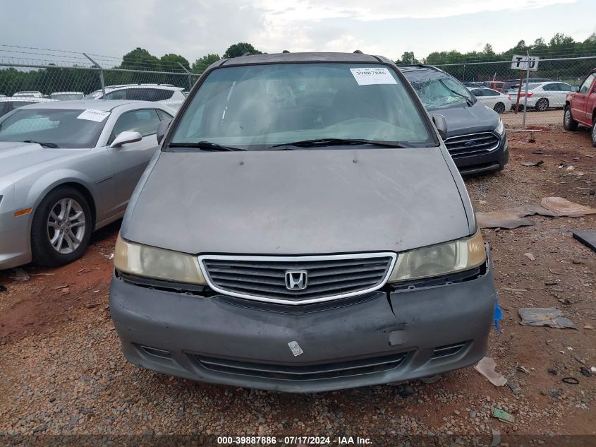 2000 Honda Odyssey Ex VIN: 2HKRL1868YH569206 Lot: 39887886