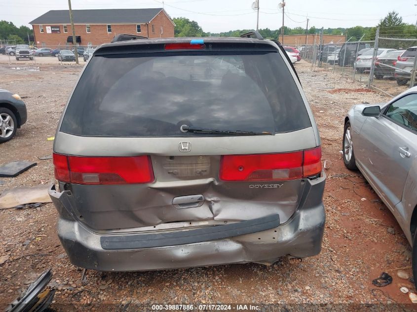 2000 Honda Odyssey Ex VIN: 2HKRL1868YH569206 Lot: 39887886