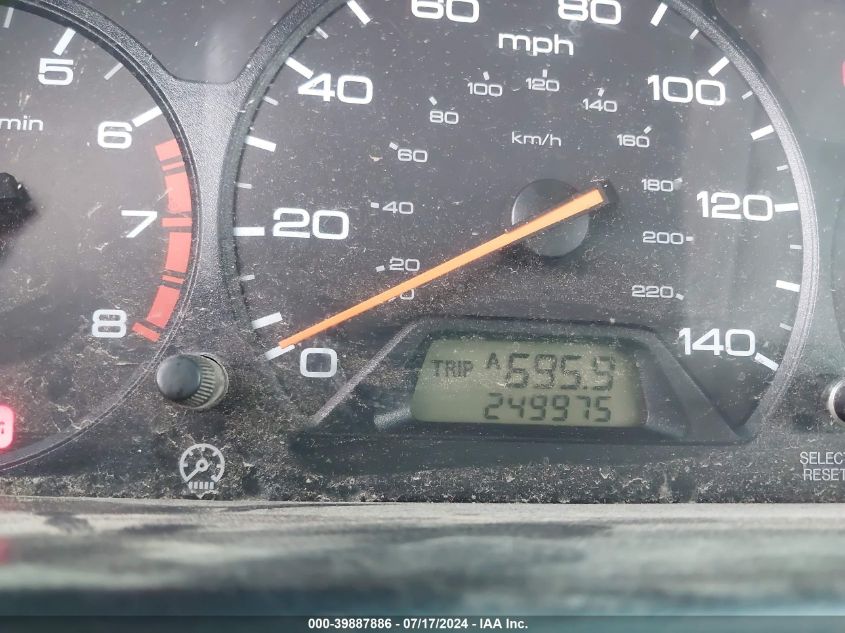 2000 Honda Odyssey Ex VIN: 2HKRL1868YH569206 Lot: 39887886