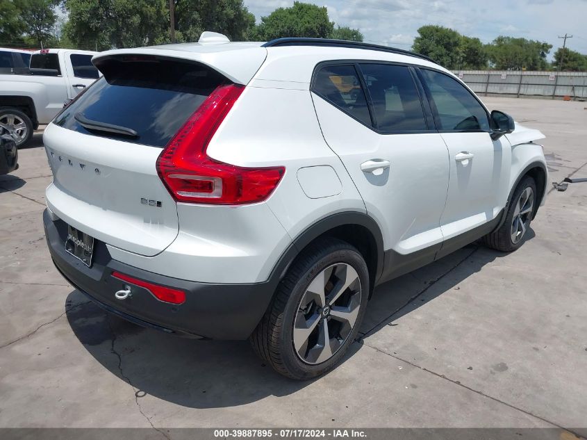 2024 Volvo Xc40 B5 Core Dark Theme VIN: YV4L12UK0R2210291 Lot: 39887895