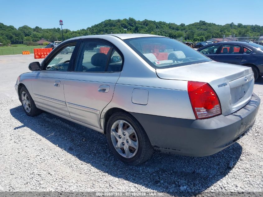 2004 Hyundai Elantra Gls/Gt VIN: KMHDN46D94U922023 Lot: 39887913