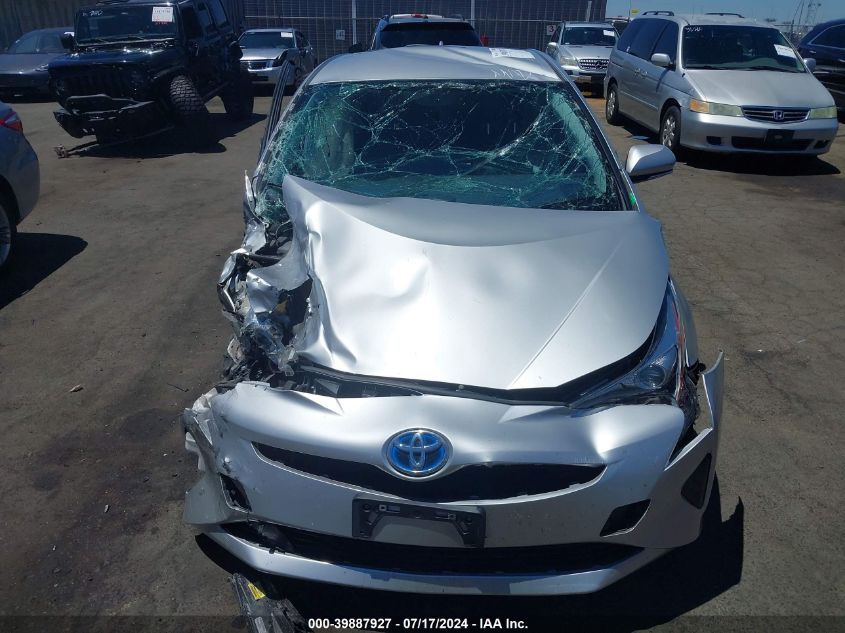 2016 Toyota Prius Two VIN: JTDKBRFU0G3518409 Lot: 39887927