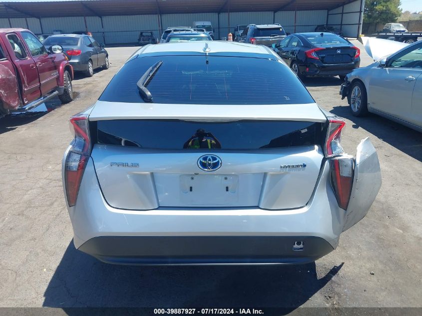 2016 Toyota Prius Two VIN: JTDKBRFU0G3518409 Lot: 39887927