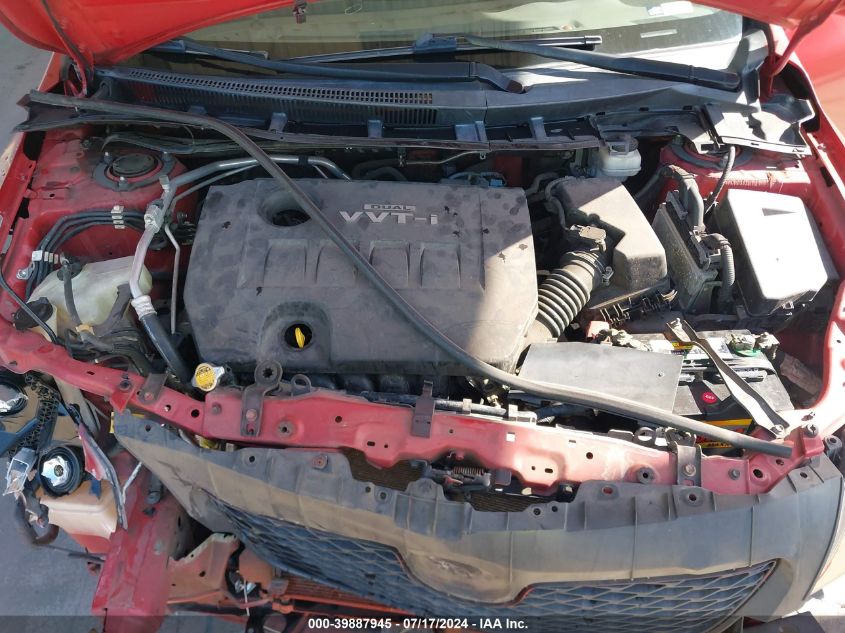 2010 Toyota Corolla S/Le/Xle VIN: 1NXBU4EE0AZ211911 Lot: 39887945