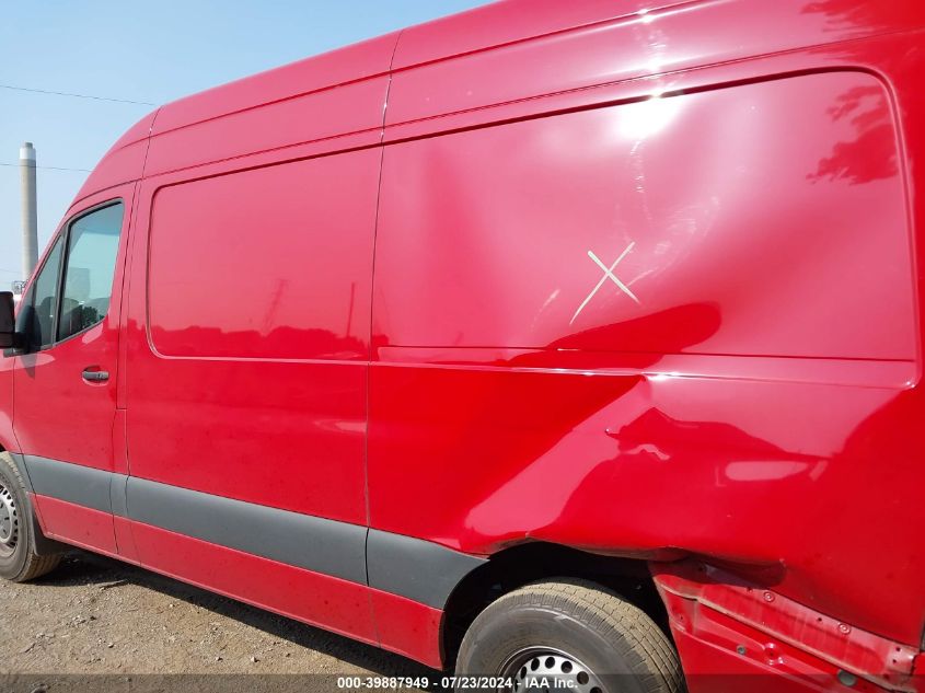 2023 Mercedes-Benz Sprinter 2500 Standard Roof 4-Cyl Diesel VIN: W1Y4KBHY0PT135291 Lot: 39887949