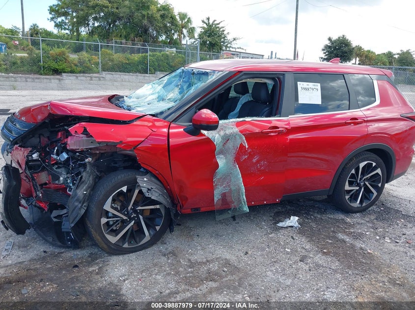 2023 Mitsubishi Outlander Se 2.5 2Wd VIN: JA4J3UA82PZ044704 Lot: 39887979
