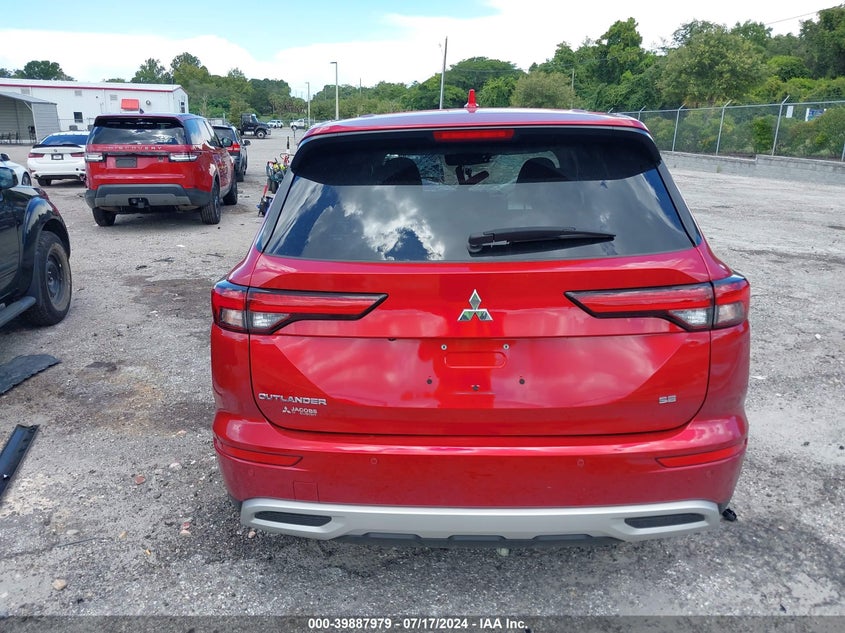 2023 Mitsubishi Outlander Se 2.5 2Wd VIN: JA4J3UA82PZ044704 Lot: 39887979