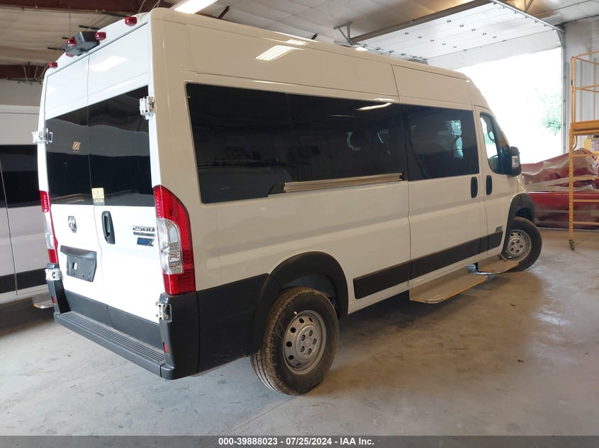 VIN 3C6LRVPG6PE596565 2023 RAM PROMASTER 2500 2500 HIGH