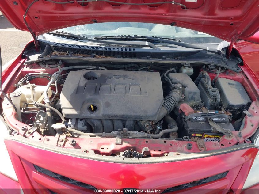 2011 Toyota Corolla Le VIN: JTDBU4EE6B9134616 Lot: 39888028