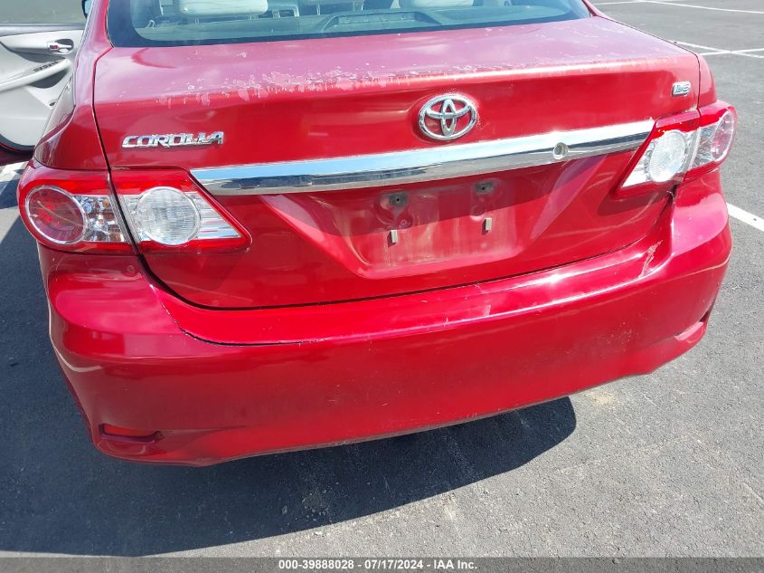 2011 Toyota Corolla Le VIN: JTDBU4EE6B9134616 Lot: 39888028