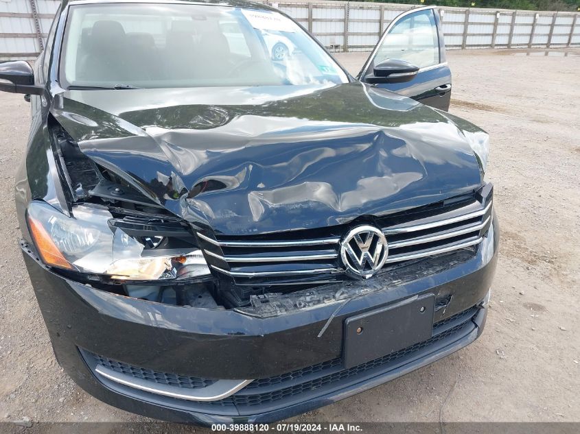 2012 Volkswagen Passat 2.5L Se VIN: 1VWBP7A36CC027712 Lot: 39888120