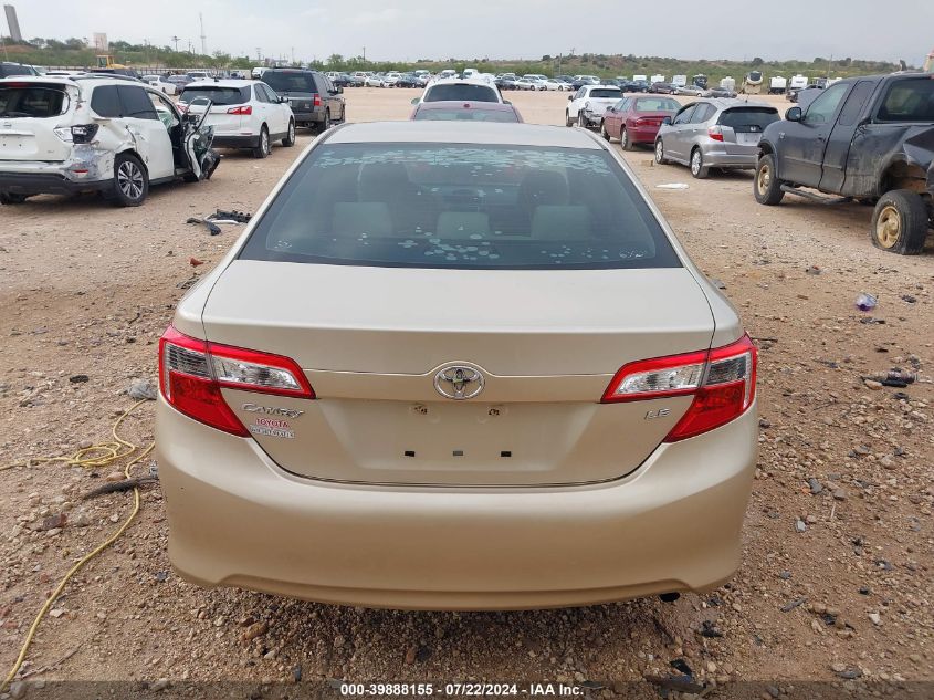 2012 Toyota Camry Le VIN: 4T1BF1FKXCU179128 Lot: 39888155