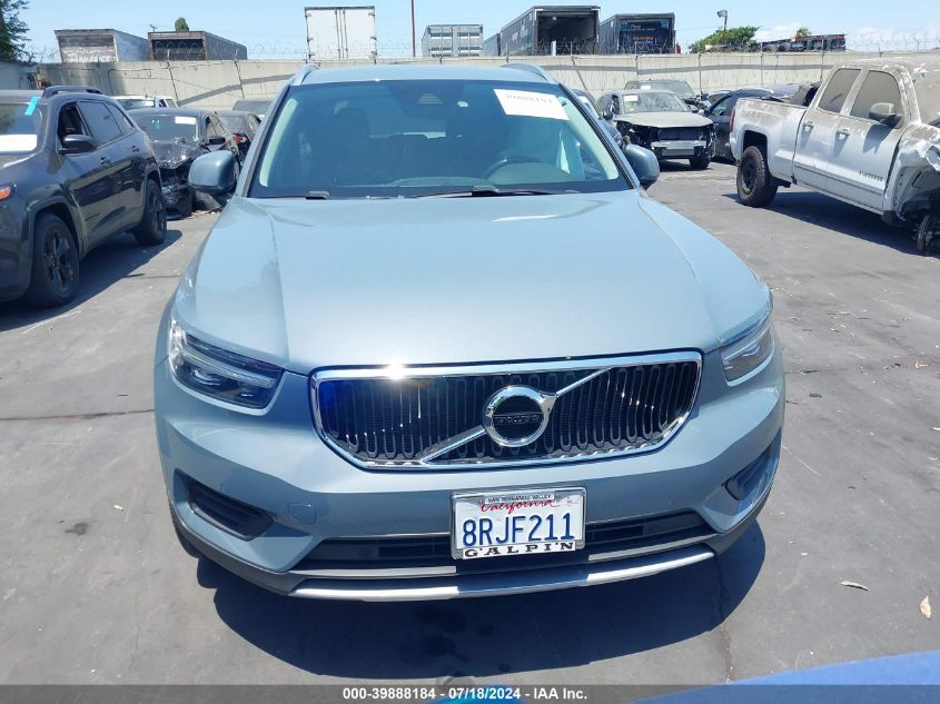 2020 Volvo Xc40 T5 Momentum VIN: YV4162UK7L2301395 Lot: 39888184