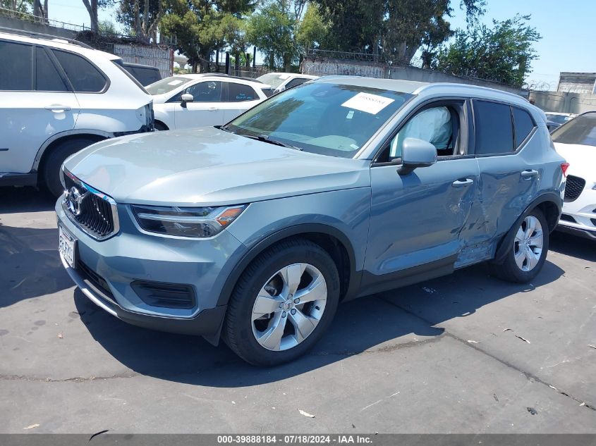 2020 Volvo Xc40 T5 Momentum VIN: YV4162UK7L2301395 Lot: 39888184