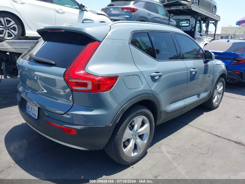 2020 Volvo Xc40 T5 Momentum VIN: YV4162UK7L2301395 Lot: 39888184