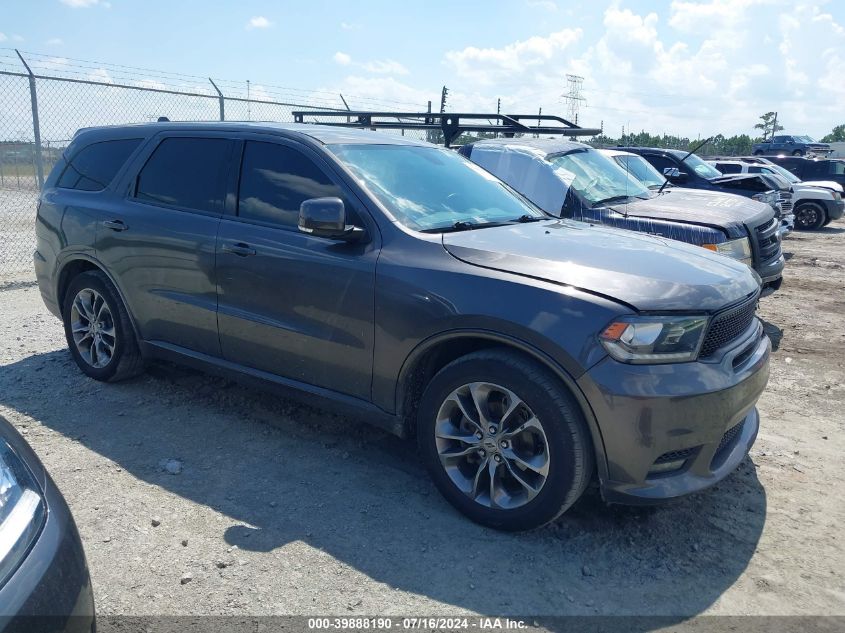 2019 Dodge Durango Gt Plus Rwd VIN: 1C4RDHDGXKC650487 Lot: 39888190