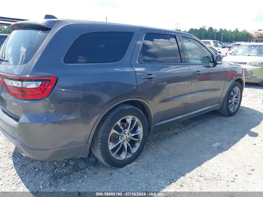 2019 Dodge Durango Gt Plus Rwd VIN: 1C4RDHDGXKC650487 Lot: 39888190