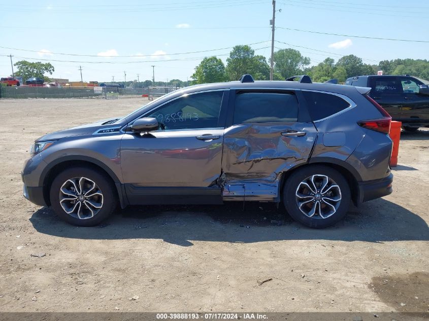 2022 Honda Cr-V Awd Ex-L VIN: 2HKRW2H81NH645066 Lot: 39888193